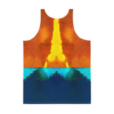 NS 842 Men's Tank Top worn by a model in a gym setting.